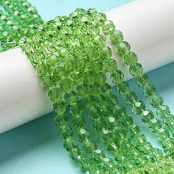 Perles en verre transparentes&nbsp;EGLA-A035-T6mm-D09