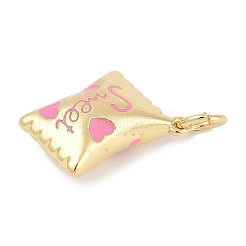 Messing Emaille Anhänger / charms&nbsp;KK-Q028-17A-G