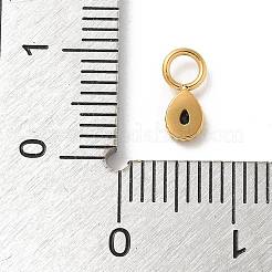 Ionenplattierung (IP) 304 Edelstahl mit Strass-Anhängern&nbsp;STAS-G351-18G