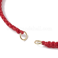 3 Stück 3 Farben geflochtene Nylonschnur Schieber Armband machen&nbsp;AJEW-JB01236