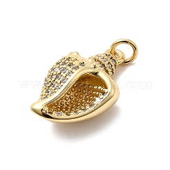 Colgante micropavé cubic zirconia de latón&nbsp;KK-H519-05C-G