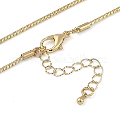 Legierung Emaille Schlangenkette Rose Blume Anhänger Halsketten&nbsp;NJEW-B113-03