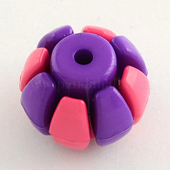 Opake Acrylperlen kombiniert&nbsp;SACR-Q099-M62