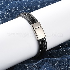 Bracelets de cordon imitation cuir&nbsp;X-BJEW-N0011-029B