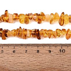 Perles d'ambre naturel brins&nbsp;G-N371-21A-01