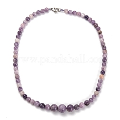 Collares de cuentas graduadas de flogopita natural y pulseras elásticas Conjuntos de joyas&nbsp;SJEW-H304-01C