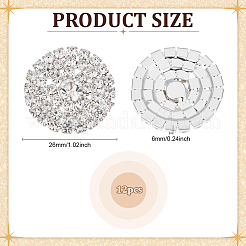 12pcs cabochons en alliage de strass&nbsp;FIND-PH0026-39S