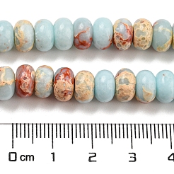 Fili di perline tinti di diaspro imperiale sintetico&nbsp;G-D077-E01-01I