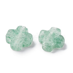 Perle di quarzo fragola verde naturale&nbsp;G-K369-04H