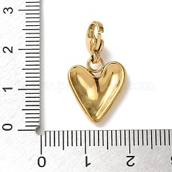 Colgante de acero inoxidable 304 con forma de corazón&nbsp;STAS-G352-24G