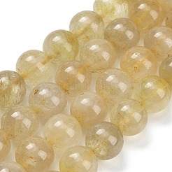 Natürlichen Gold Rutilquarz Perlen Stränge&nbsp;G-H337-A04-05