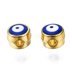 Perline smaltato in lega&nbsp;ENAM-S117-01B-G