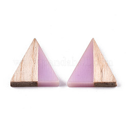 Durchscheinende Cabochons aus Harz und Holz&nbsp;LS-CRES-N028-001A-A06