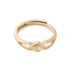 Verstellbare Cup-Peg-Ring-Einstellungen aus Messing&nbsp;LS-KK-A244-02A-G