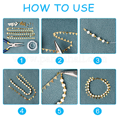 DIY-Sets zur Herstellung handgefertigter Halsketten&nbsp;DIY-CA0002-39