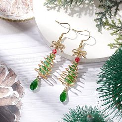Weihnachtsbaum mit Schleife&nbsp;EJEW-JE06125