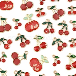 50 Stück 7 Arten Legierung Emaille Anhänger&nbsp;ENAM-FS0003-19