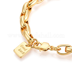 Messingkette Armbänder&nbsp;BJEW-N032-05G