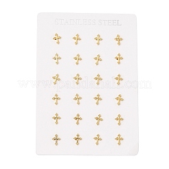 Pendientes de acero inoxidable 304 para mujer&nbsp;SA-CBA7062-24G