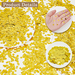50 g de confettis en plastique PET&nbsp;DIY-SC0031-96B