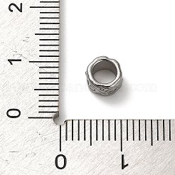304 Edelstahlperlen&nbsp;STAS-R009-03P-02