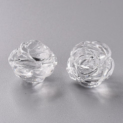 Transparente Acryl Perlen&nbsp;PL305Y-1