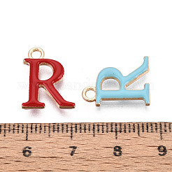 Crémaillère placage pendentifs en émail d'alliage&nbsp;ENAM-T024-53R-G