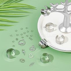 Kit para hacer anillos con dijes de diy&nbsp;DIY-UN0003-69