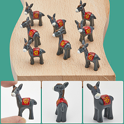 Eselfiguren aus Harz&nbsp;DJEW-WH0009-33