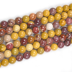 Mookaite naturale perle tonde fili&nbsp;G-O047-12-10mm