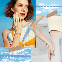 DIY-Set zur Herstellung von Stretch-Armbändern im Sommer-Strand-Surfer-Stil&nbsp;DIY-SC0024-78