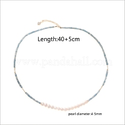 Halskette aus natürlicher Süßwasserperle&nbsp;QC9157