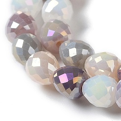 Fili di perle di vertro placcato&nbsp;GLAA-B013-01