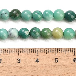 Natürliche grüne Grasachat-Perlenstränge&nbsp;GG-CBA007A-B03-6mm