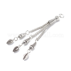 Chaîne gourmette en alliage de style tibétain gland gros pendentifs&nbsp;FIND-I025-01A