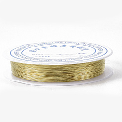 Fil de bijoux en cuivre rond&nbsp;CWIR-S002-0.5mm-02