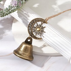 Campana colgante de hierro decoracion&nbsp;HJEW-JM02232