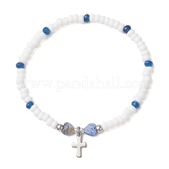Bracelets à breloques miniatures en acier inoxydable 304&nbsp;BJEW-MZ00325-01