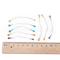 Gips künstliche Blume Herzkern&nbsp;AJEW-MSMC005-14