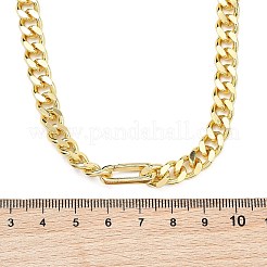 Collane con catena panzer in ottone da 7.5 mm&nbsp;NJEW-JN06004