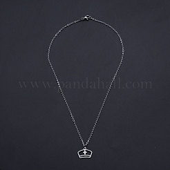 Colliers pendentifs en acier inoxydable 201 anti-ternissement&nbsp;NJEW-S105-JN533-45-1