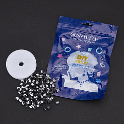 200 pièce de perles en argile polymère faites à la main de style yin yang&nbsp;DIY-SC0015-66A