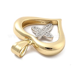 Placcatura a cremagliera in ottone con pendenti in zirconi cubici&nbsp;KK-Q017-10A-G