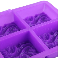 Moules en silicone de savon de bricolage&nbsp;SOAP-PW0001-028