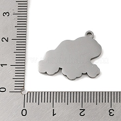 Pendentifs en acier inoxydable 201 anti-ternissement&nbsp;STAS-C095-19P