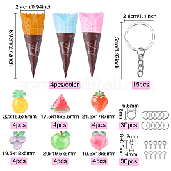 9 style de fabrication de porte-clés DIY&nbsp;DIY-BC0004-51