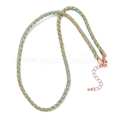 Fabricación de collares con cordón de algodón y nailon redondo de 3.5 mm&nbsp;NJEW-C106-03RG