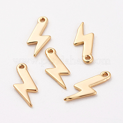 Langlebige vergoldete Messinganhänger&nbsp;X-KK-K204-092G-NF