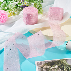 2 rouleau de ruban en polyester thermocollant à strass et bords francs&nbsp;OCOR-TA0003-95D