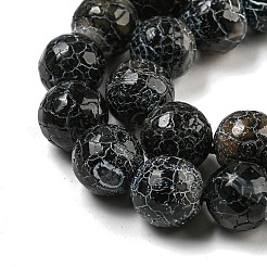 Fili di perle di agata crackle&nbsp;G-A003-1